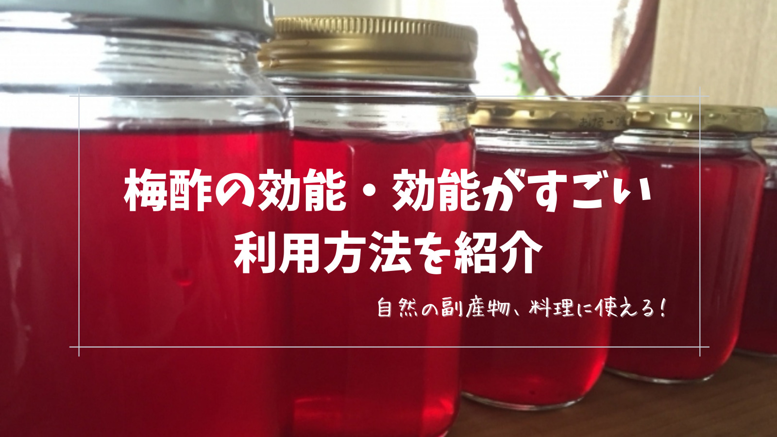 梅酢の健康効果・効能がすごい！梅酢の利用方法・レシピも紹介！