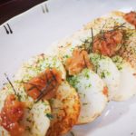 おつまみにも 山芋のバター焼き 梅肉のせ