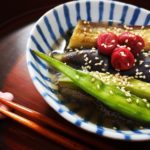 夏野菜のお浸し トマトの代わりに梅干しを