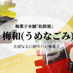 大切な人に贈りたいお菓子 梅菓子本舗 松野屋【梅和(うめなごみ)】