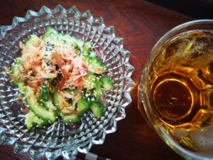 ゴーヤの白梅酢漬け