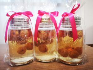 100円均一のお洒落な瓶×「ひがしね梅」を使って梅酒作り