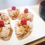 れんこんと梅干しのシャキシャキおにぎり