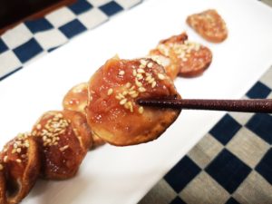 簡単おつまみ　しいたけの梅びしお焼き