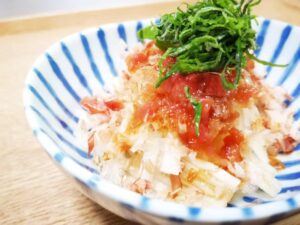 サラダやお刺身にも　梅干しを使って万能ドレッシング作り