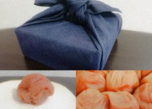 ワンランク上の手土産に!石神邑  木箱入り花ふきん包みセット