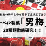 ノーベル製菓「男梅」シリーズ20種類徹底研究！！口コミするよ！！