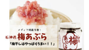 【紀州石神邑】大注目の梅調味料3種類 梅あぶら・梅肉みそ・梅唐辛子 やっぱり梅干しはうまい!