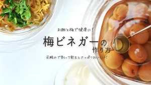 お酢と梅の力で健康に！梅ビネガーのレシピ(2リットル瓶)