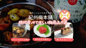 【和歌山県・紀州梅本舗】和食にも洋食にも合う!梅商品7選