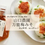 おにぎりや野菜炒めに!埼玉県越生町・山口農園さんの万能調味料「梅みそ」