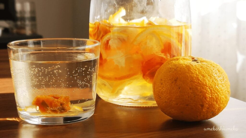 冷凍梅を使って/ゆず×冷凍梅のお酒・シロップ